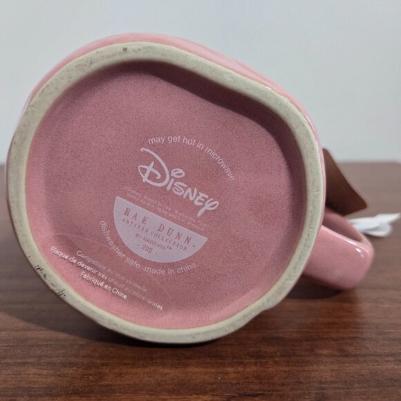 Disney Rae Dunn Winnie The Pooh Piglet Pink Design Coffee Mug Brand New With Tag - Picture 6 of 6